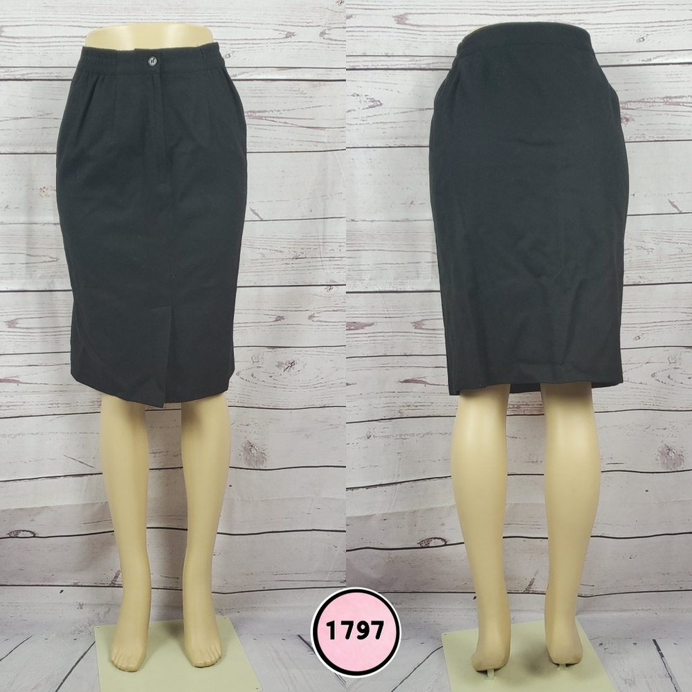 sag harbor pure wool 6p pencil skirt